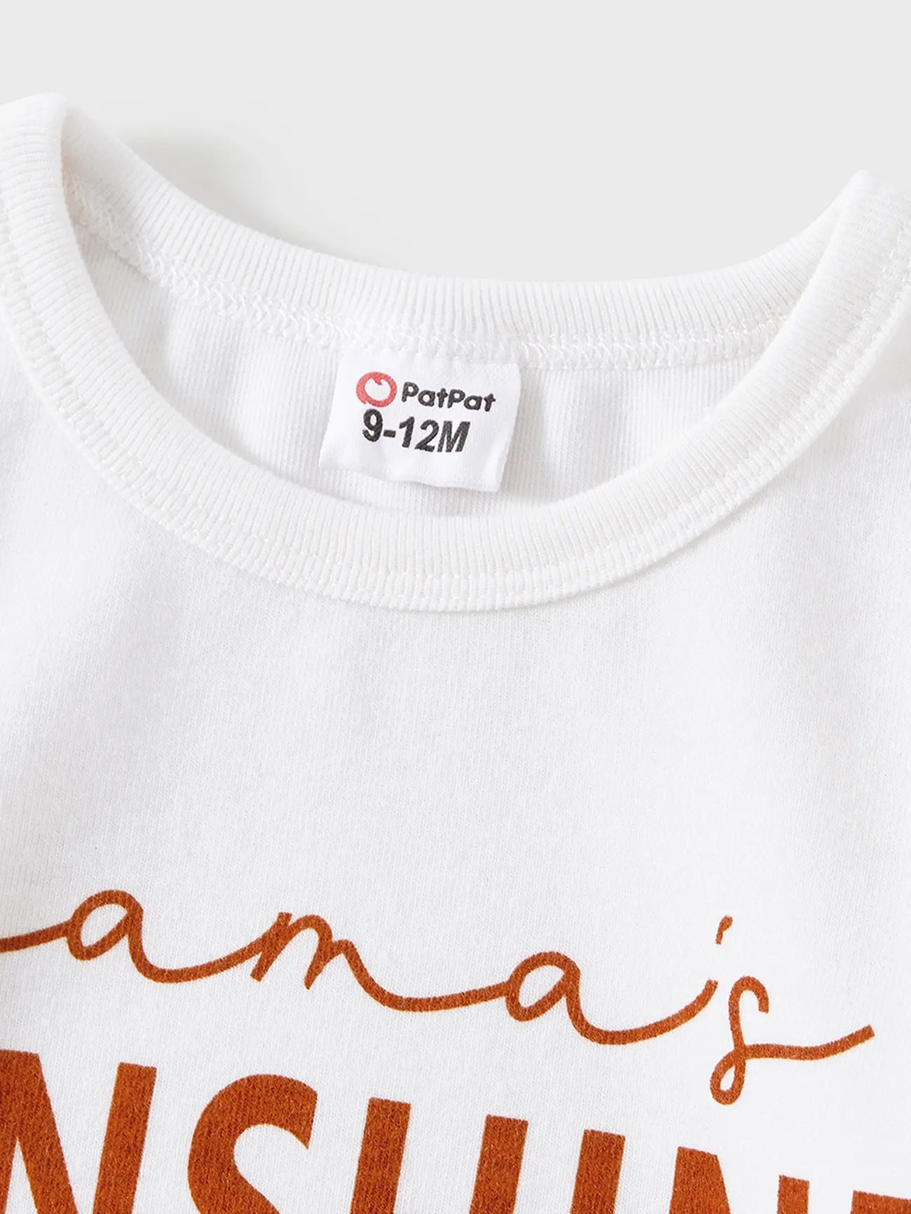 Letter Print Round Neck Long-sleeve sweatshirt