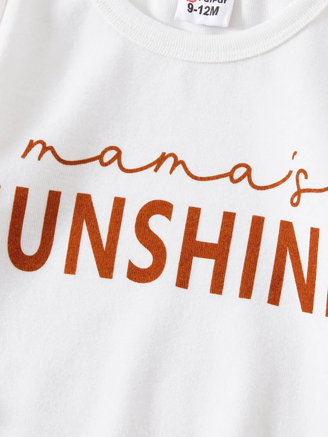 Letter Print Round Neck Long-sleeve sweatshirt