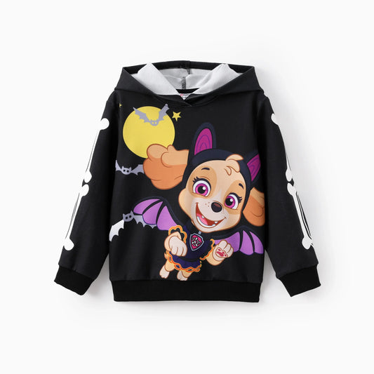 PAW Patrol Toddler Girl 1pc Skye Glow in the Dark Hoodie BlackandWhite