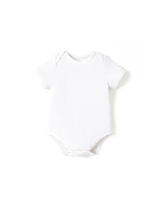 Bamboo Baby Boy/Girl Casual Romper White