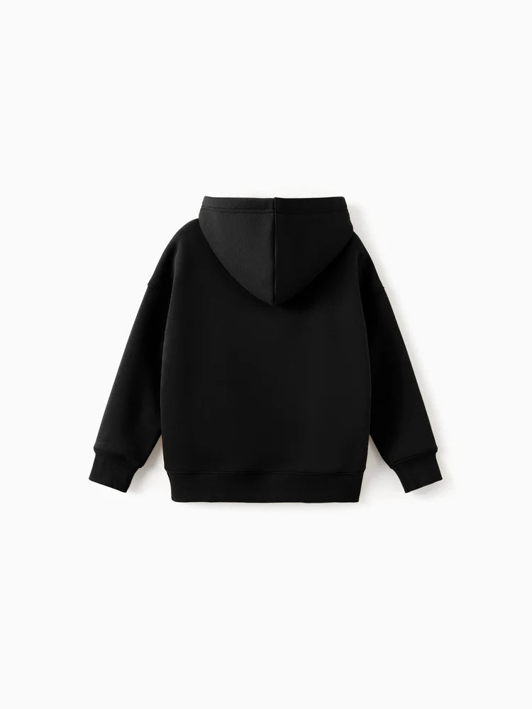 Thermal Hoodie with Far Infrared Heat-Retaining Fabric Black Batman