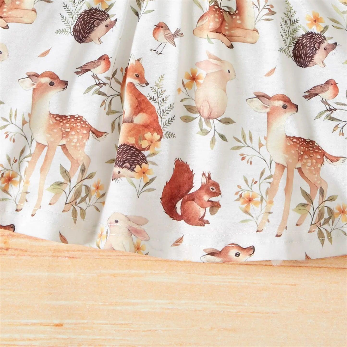 Print Animals Long-sleeve Frock