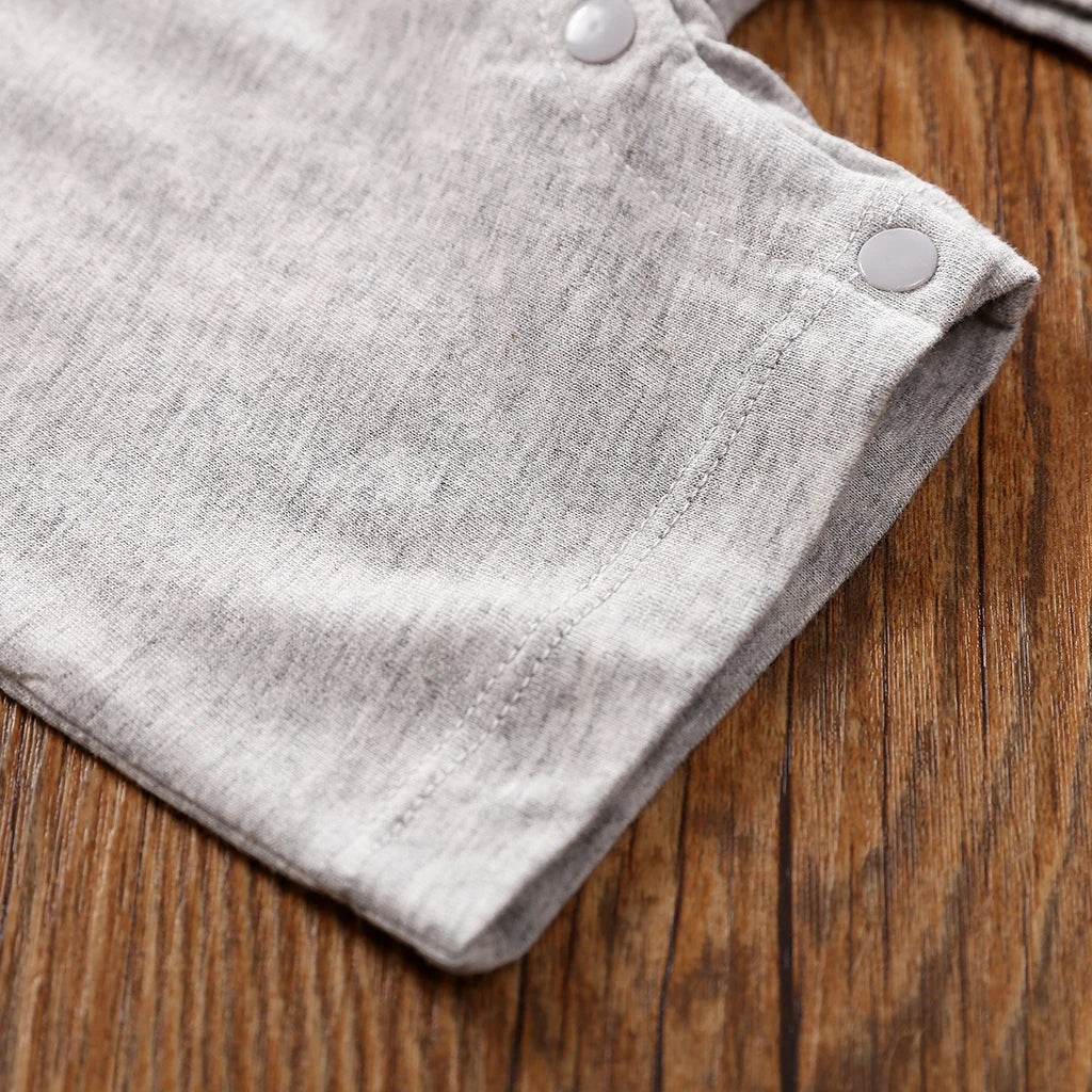 Baby Boy Gentle Style Faux-two Romper