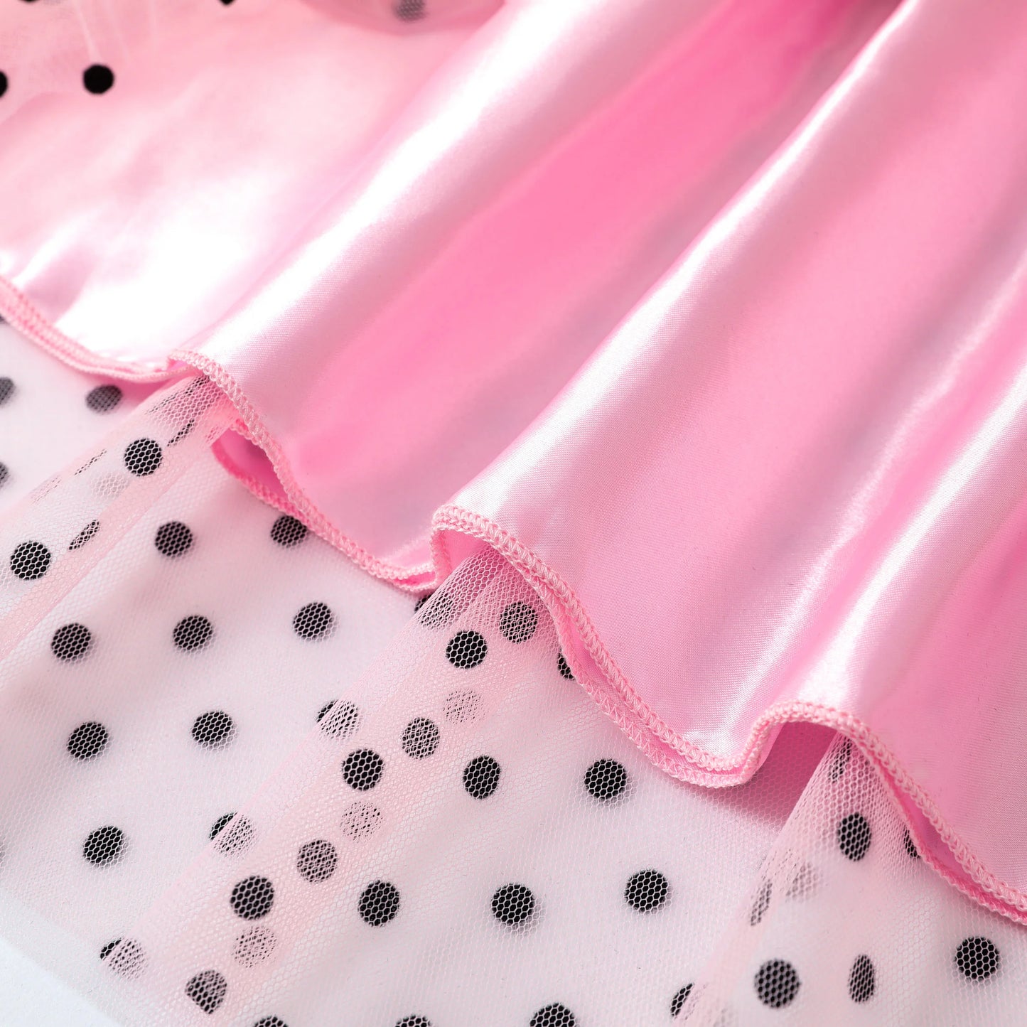Dot Polka  Multi-layered Skirt