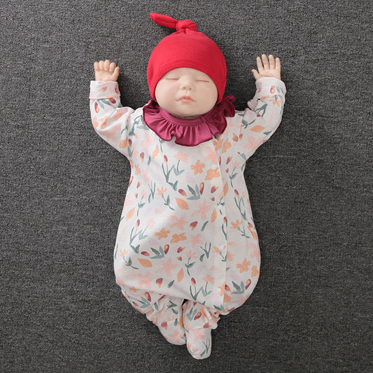 Lace Collar Jumpsuit Romper