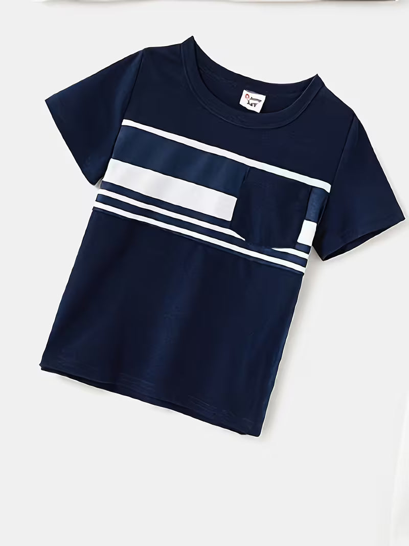 Short Sleeve T-Shirt Color Blocks