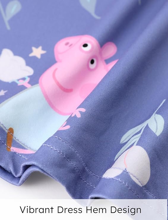 Dress Toddler Girls Dresses Ruffle Long Sleeve Floral Figure Print Fall Casual Dress Pink for Birthday Party