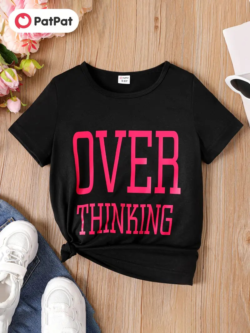 Letter Print T-Shirt