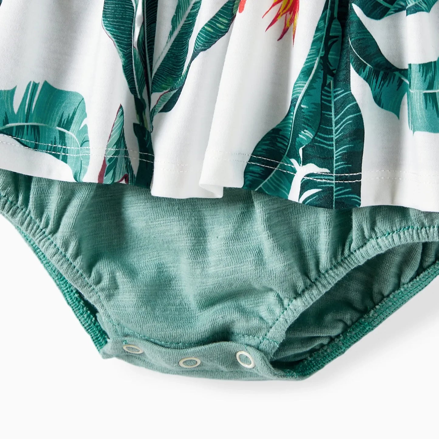 Light Green, Baby Girl romper