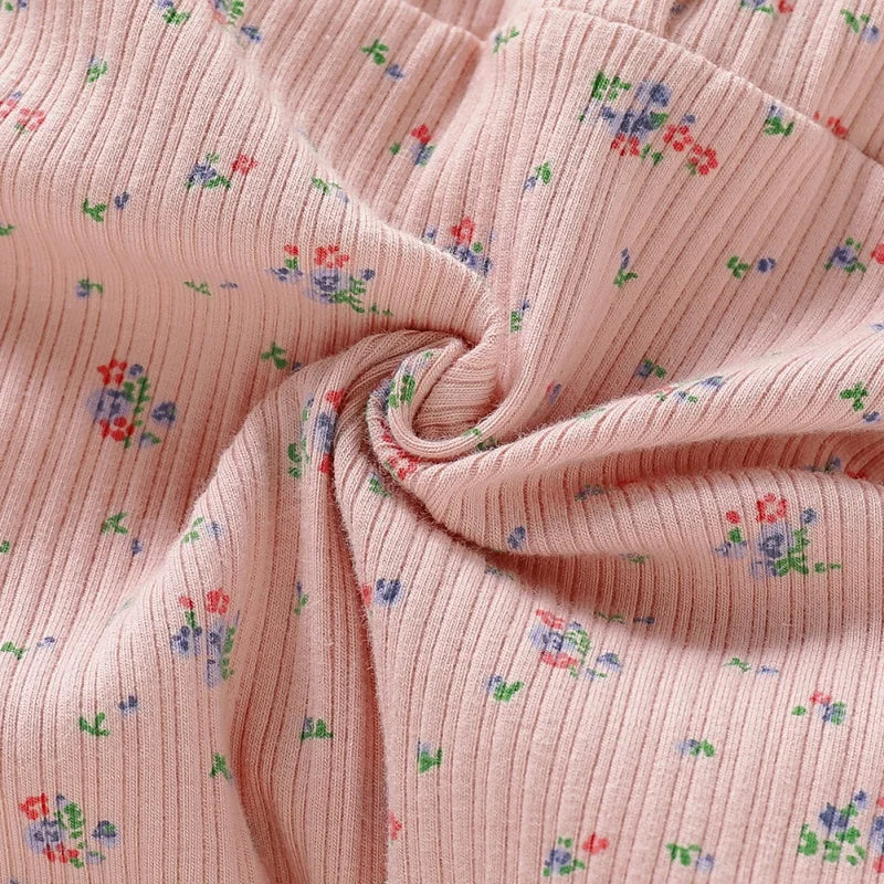 Winter Floral Baby Romper For Girl