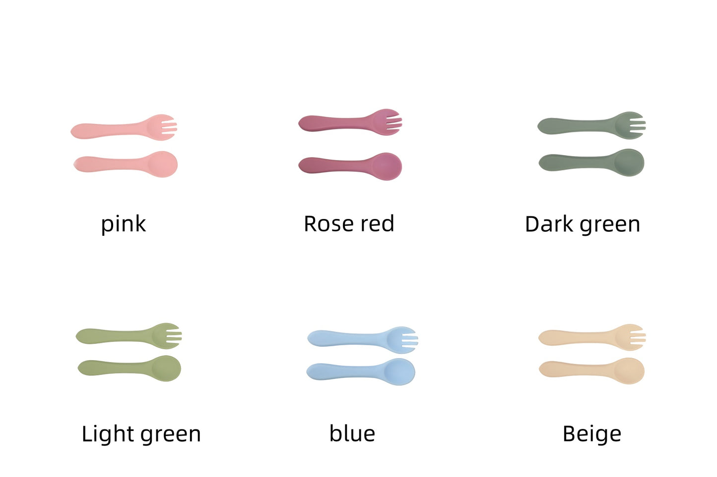 baby silicone tableware set with cartoon dolphin dinner set 9pieces -H