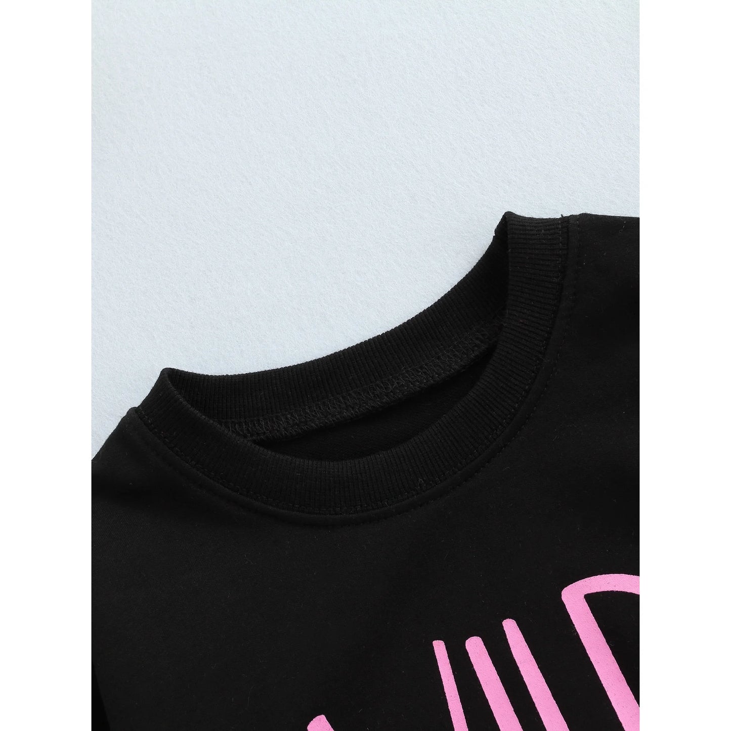 Wlid Like My Curls Letter Printed Pullover Sweatshirt Fall Winter Sweater Tops