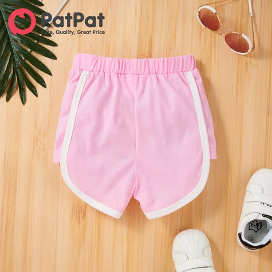 kid girl elasticized shorts outdoor kids