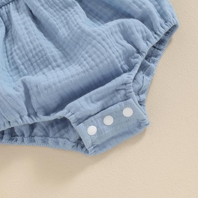 Ruffle Sleeveless Romper