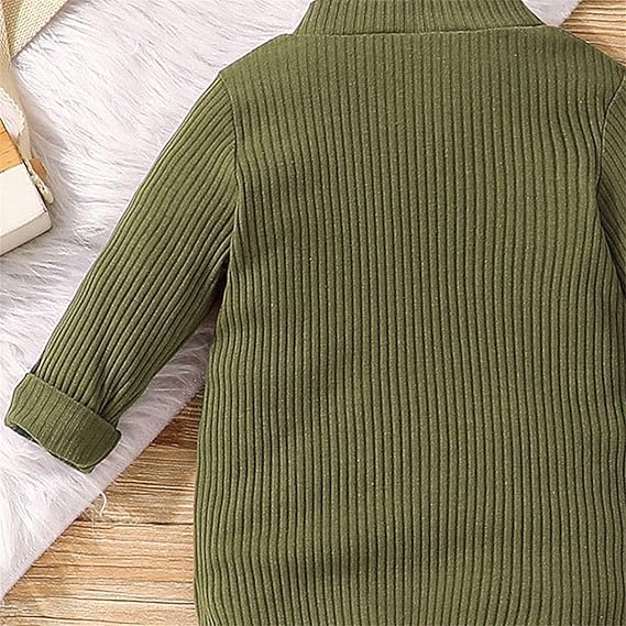 Winter Baby Long Sleeve Corduroy Romper
