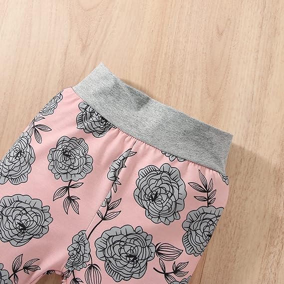 Floral Pants with Cap without Shirt