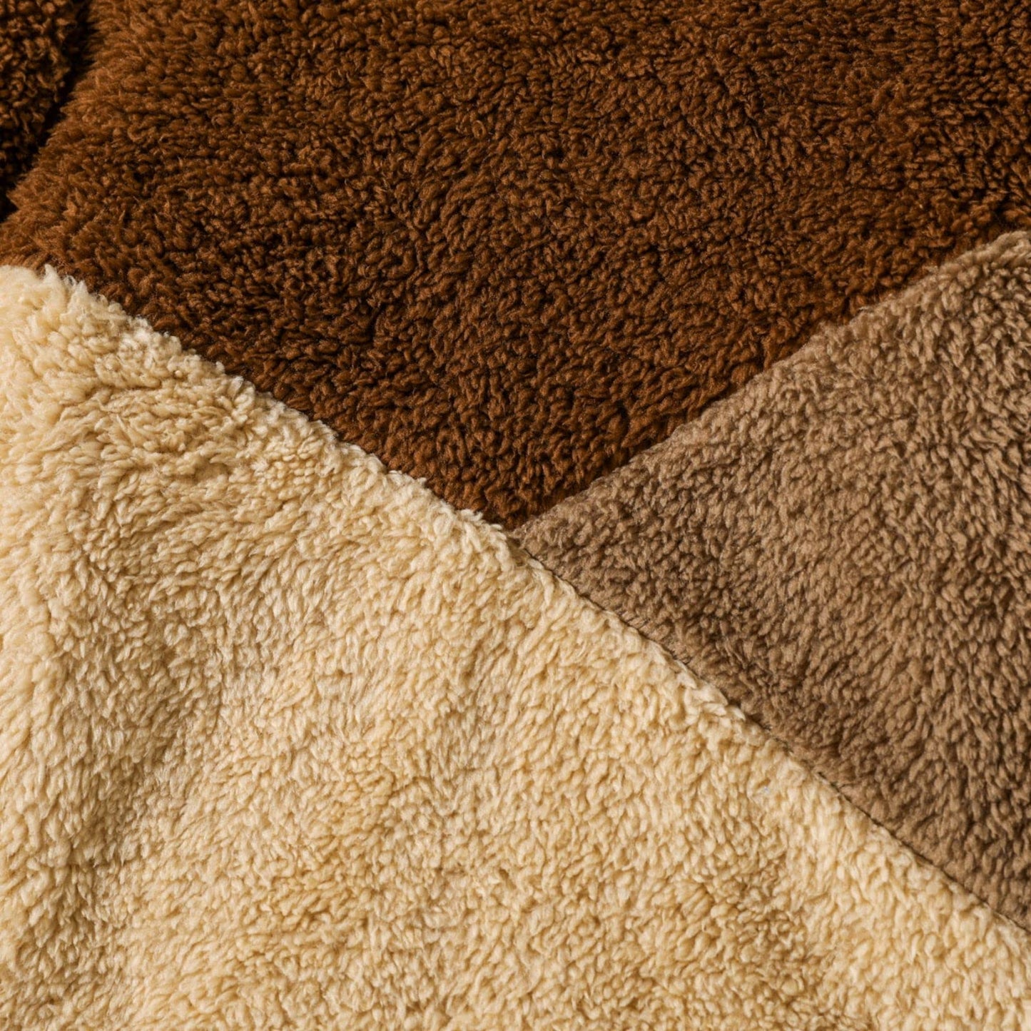 Toddler Fleece Hoodie Colorblock Sweatshirt with Ear Fall Winter Clothing Sets