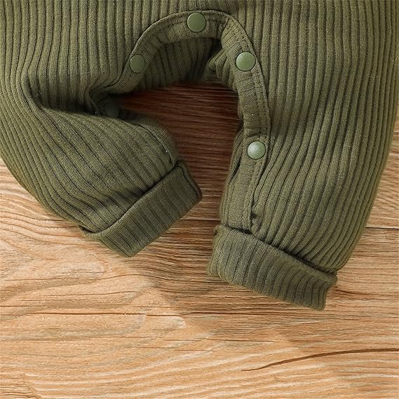 Winter Baby Long Sleeve Corduroy Romper