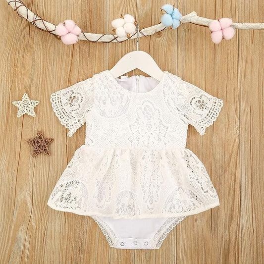 Floral Lace Tutu Dress Bodysuit