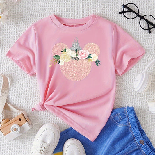 Cartoon Graphic Short Sleeve T-shirt
