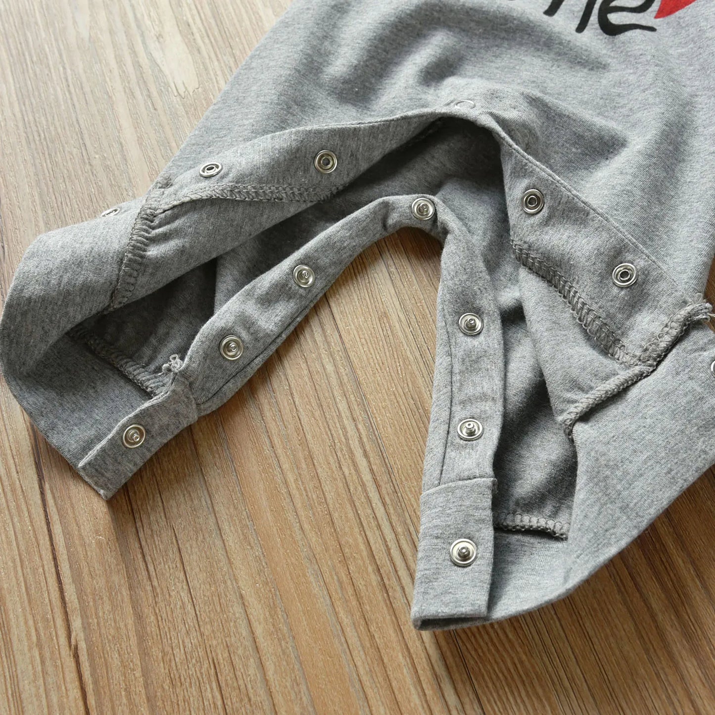 Baby Boy/Girl 95% Cotton Long-sleeve Love Heart and Letter Print Jumpsuit