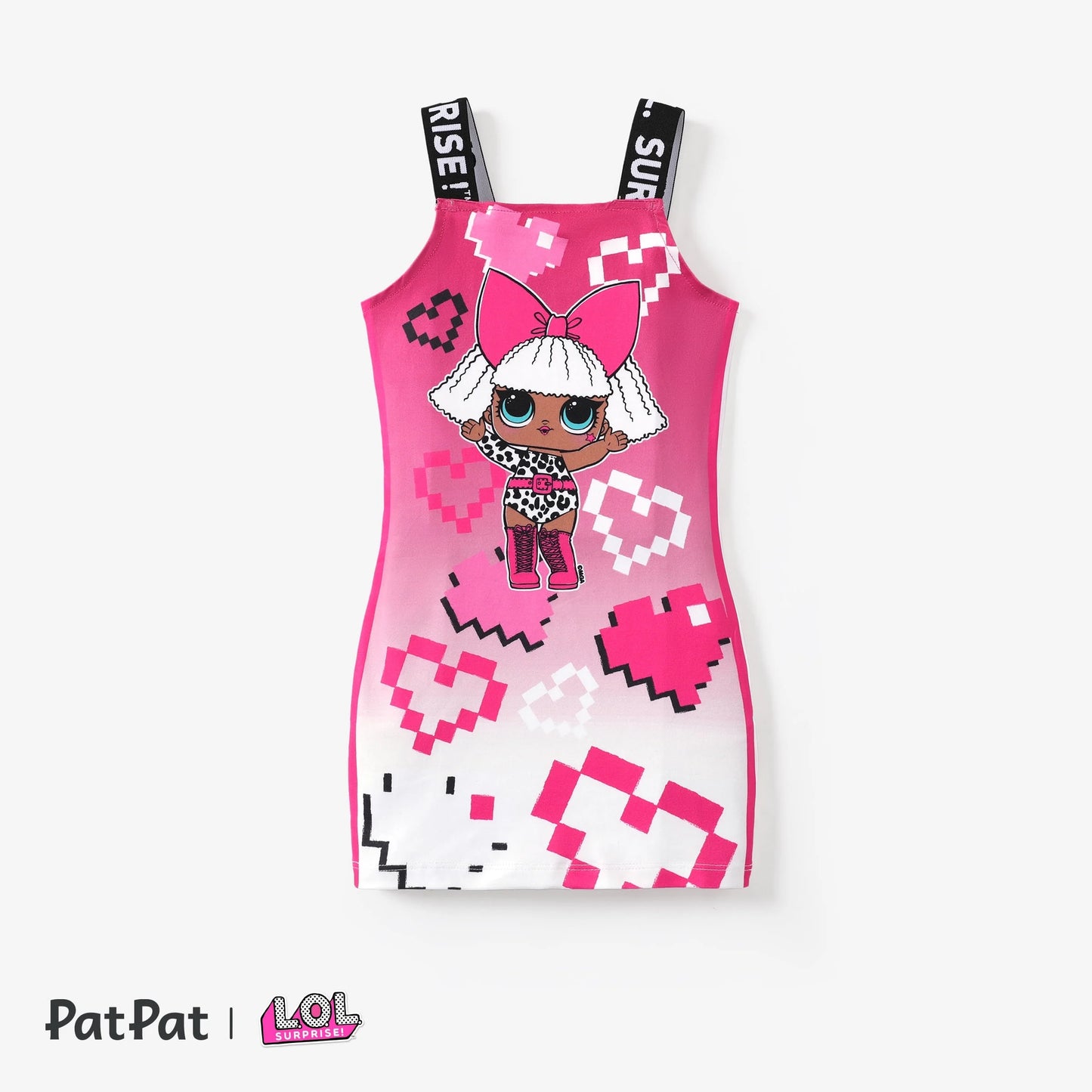 L.O.L. SURPRISE! Girls Dress Graphic Plaid Sleeveless Outfit