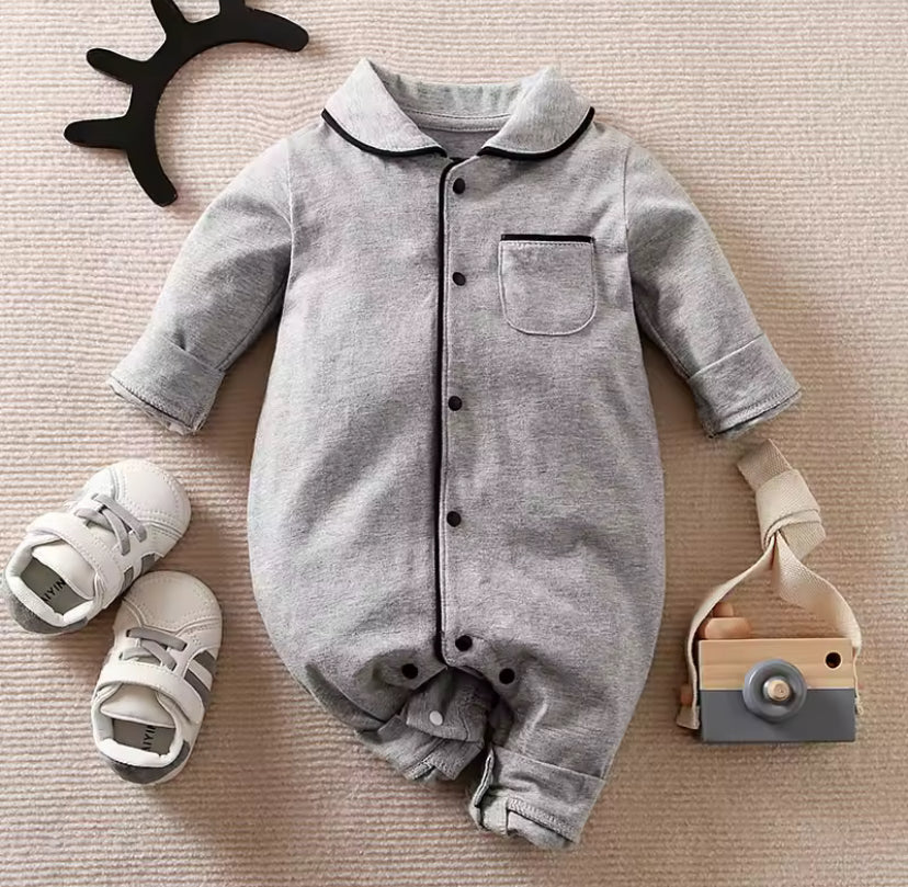 Solid long Cotton Jumpsuit