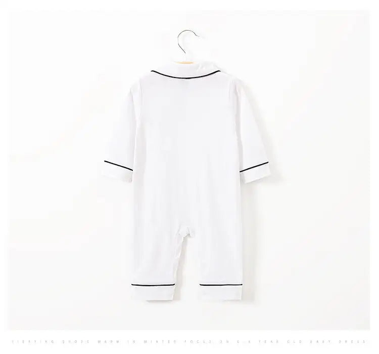Long Solid Home Clothes Romper