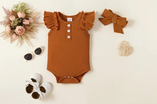 Baby Cap Sleeve Summer Romper