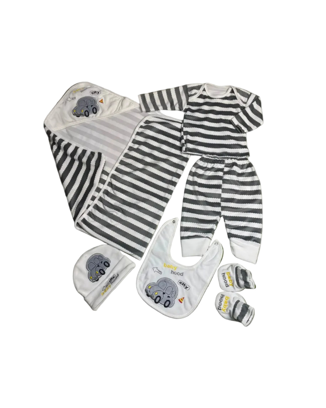 Baby Boy 7 Pieces Fleece Starter Set