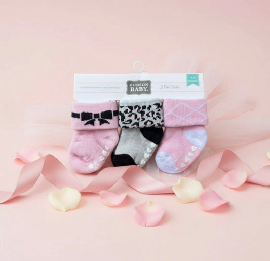 INFANT BABY SOCKS 0-6M-3PK -S