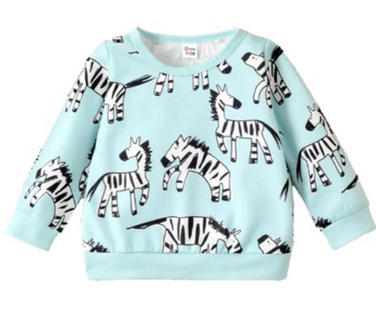 Winter Zebra Full Sleeve Sweatshirt