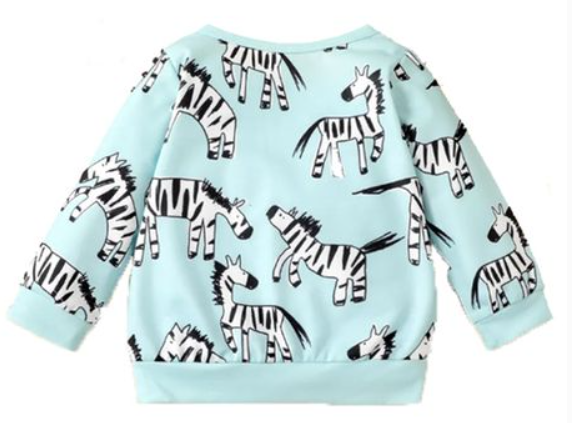 Winter Zebra Full Sleeve Sweatshirt