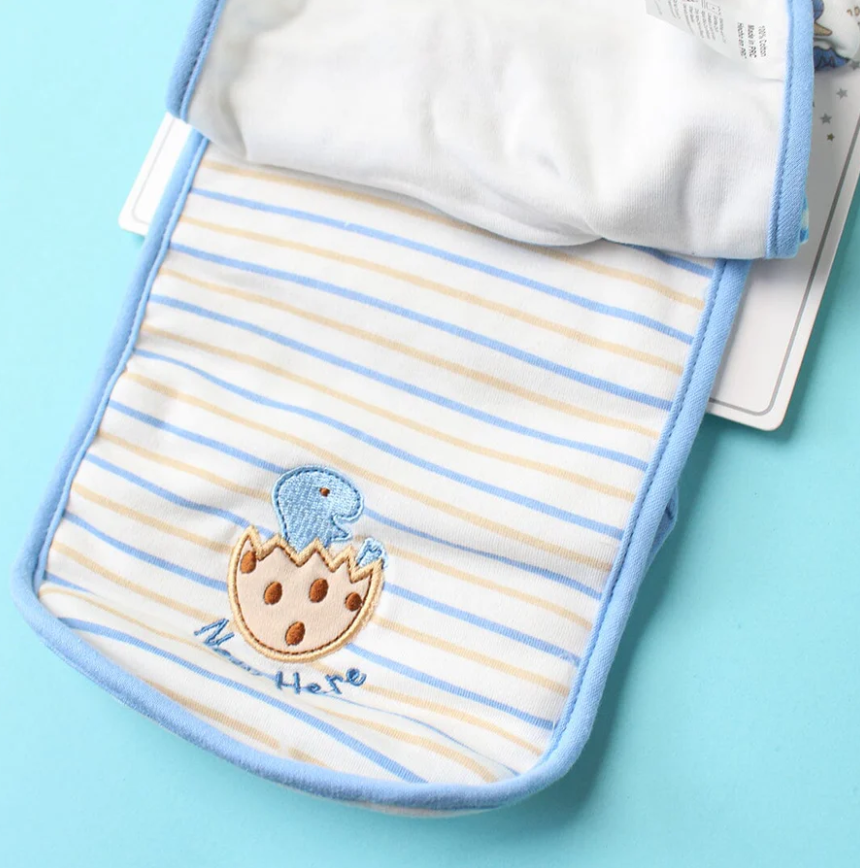 Baby Socks & Cap Bib Set Dino 4Pc Stylish