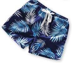 Tropical Plant Print Shorts