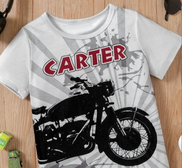 Shirt Boys Motorcycle