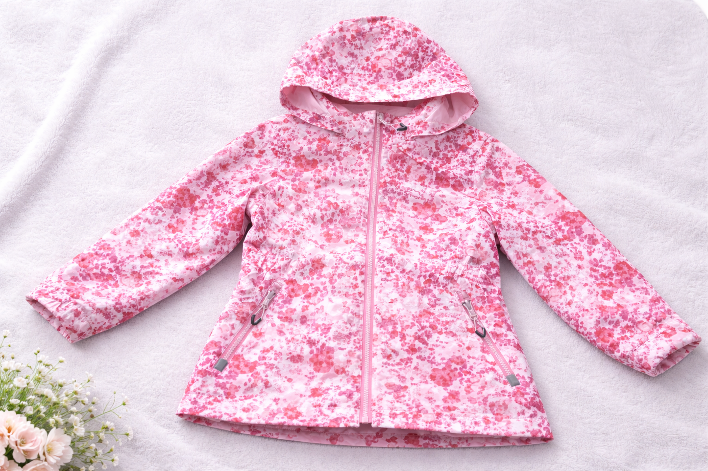 Women's Waterproof Rain Jackets Fleece Lined Outdoor Windproof Raincoat Jacket