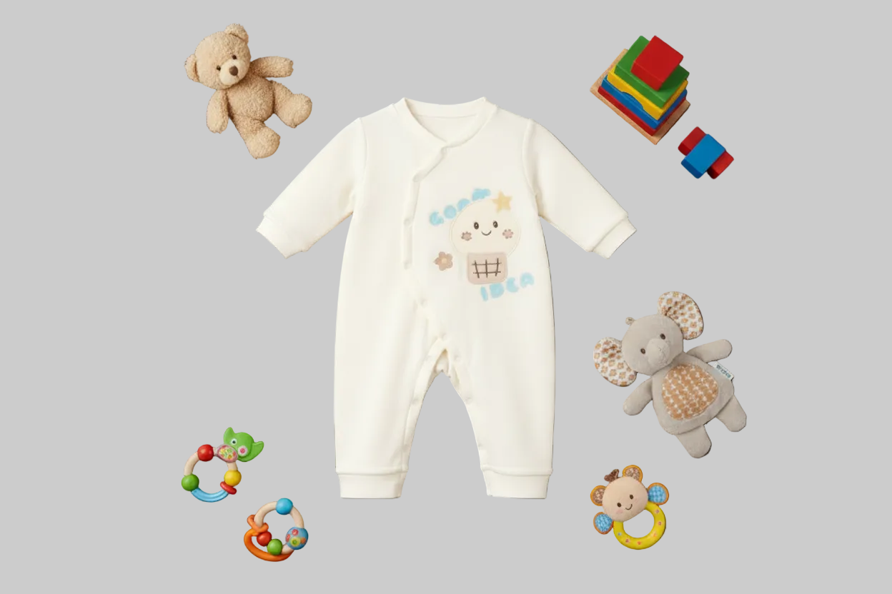 Baby Fleece Soft Romper Smiley Face -H