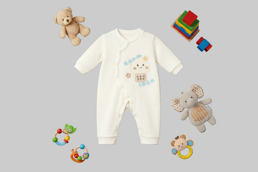 Baby Fleece Soft Romper Smiley Face -H