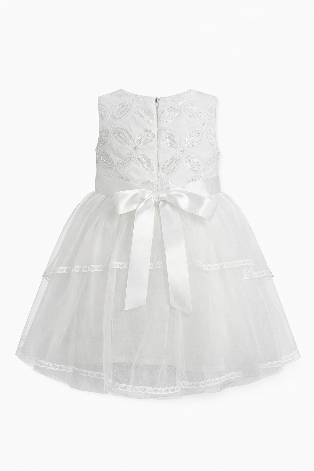 Aadorable White sitara Frock