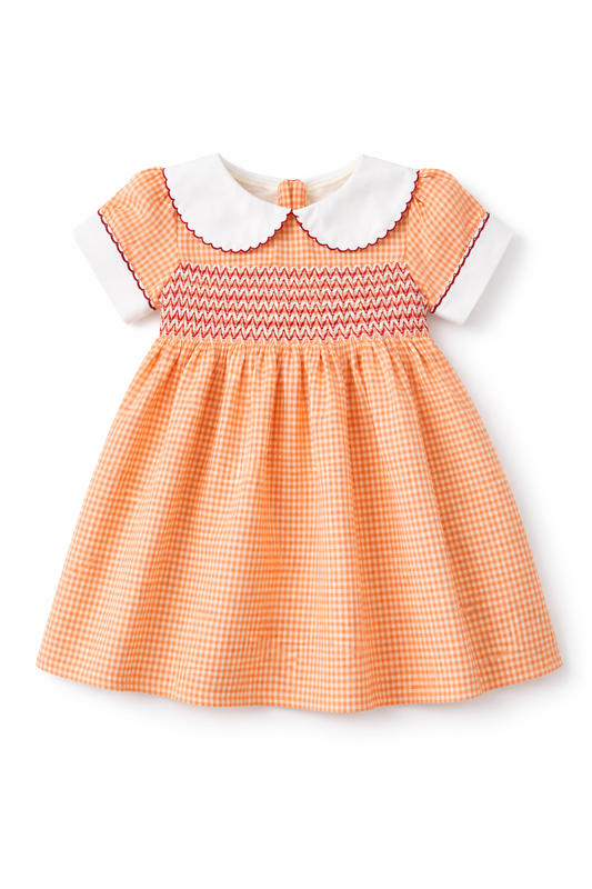 Baby Girl Sweet short-sleeve Floral Dress