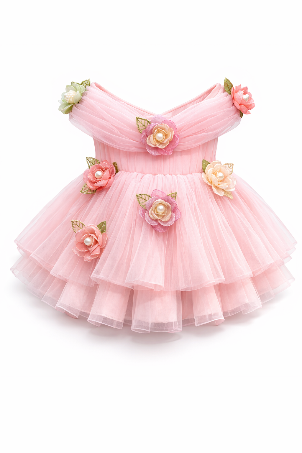 Baby Girl Party Wear Enchanted Blossom Tulle Party Dress