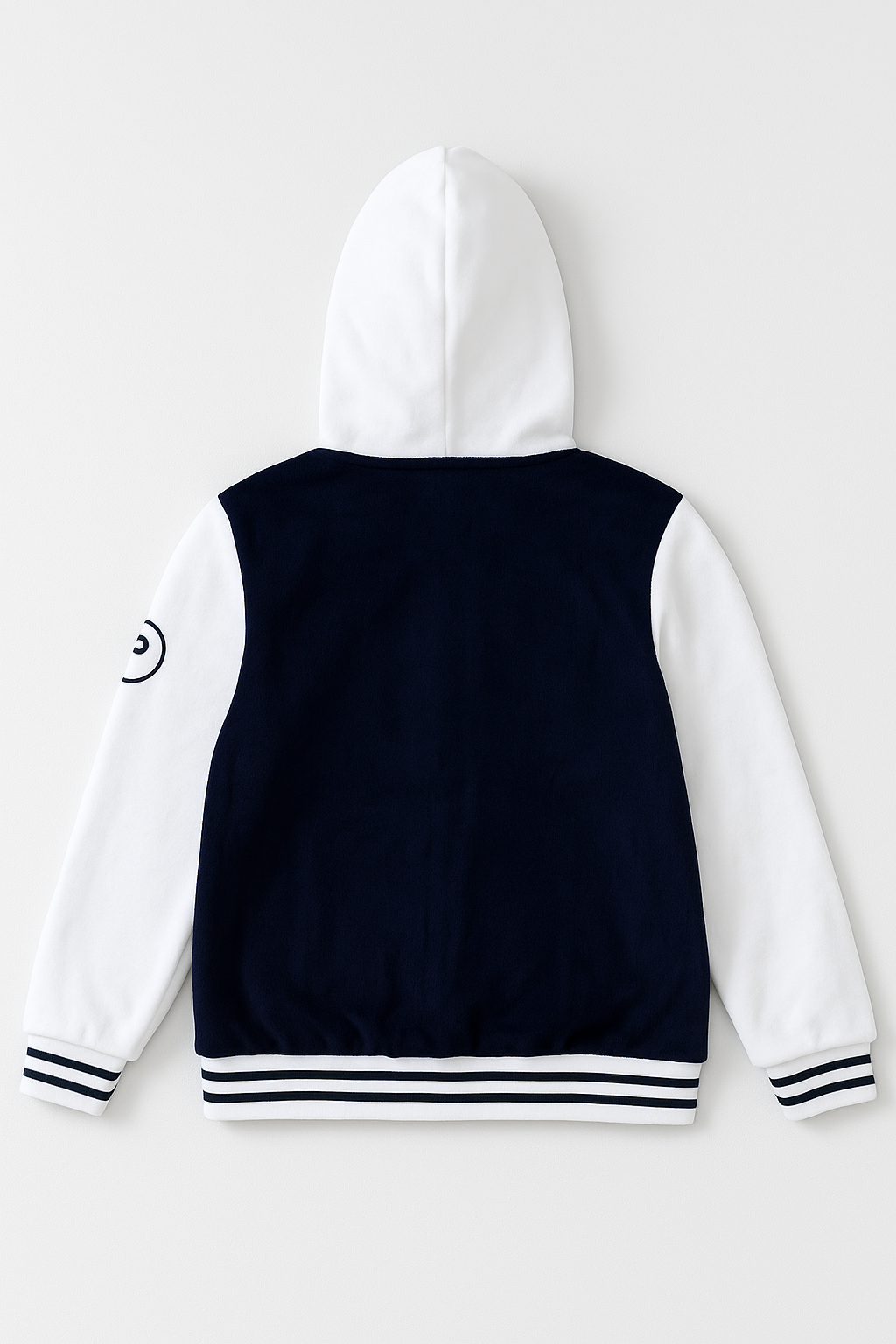 Kids Varsity-Style Hoodie Jacket – Unisex Zip-Up Bomber