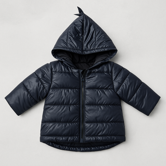 Hooded Toddler Puffer Jacket – Warm Zip‑Up Outerwear