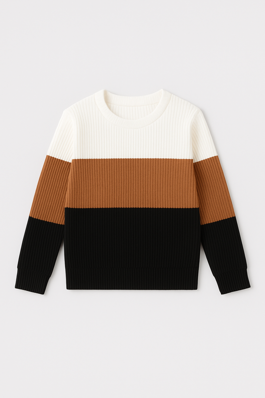 Color Block Long-sleeve Sweatshirt