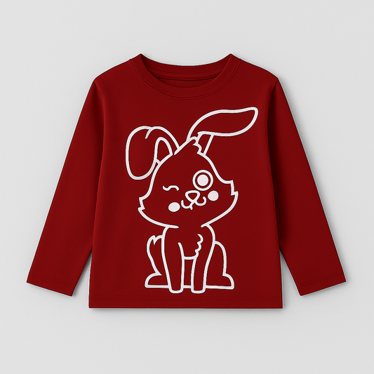 Cute unisex long sleeve top