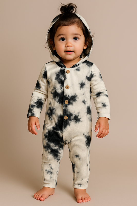 Baby Full sleeves romper tie and die