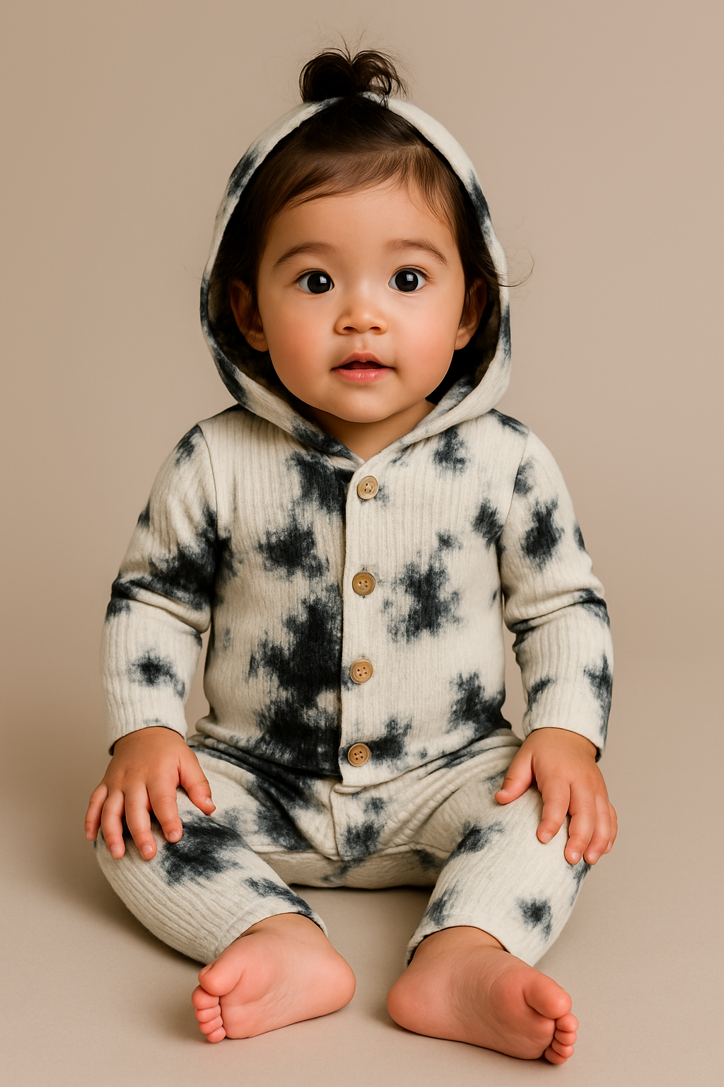 Baby Full sleeves romper tie and die