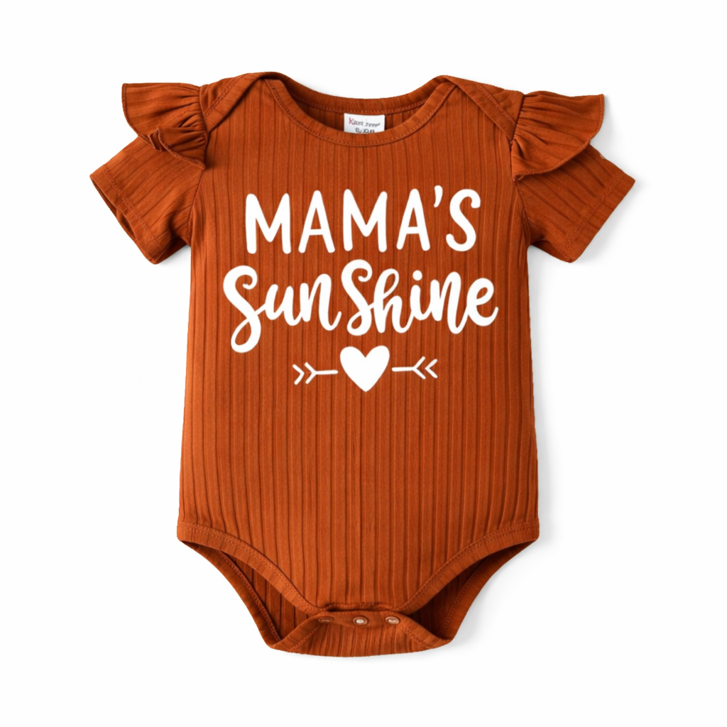 Baby letter print sleeveless romper