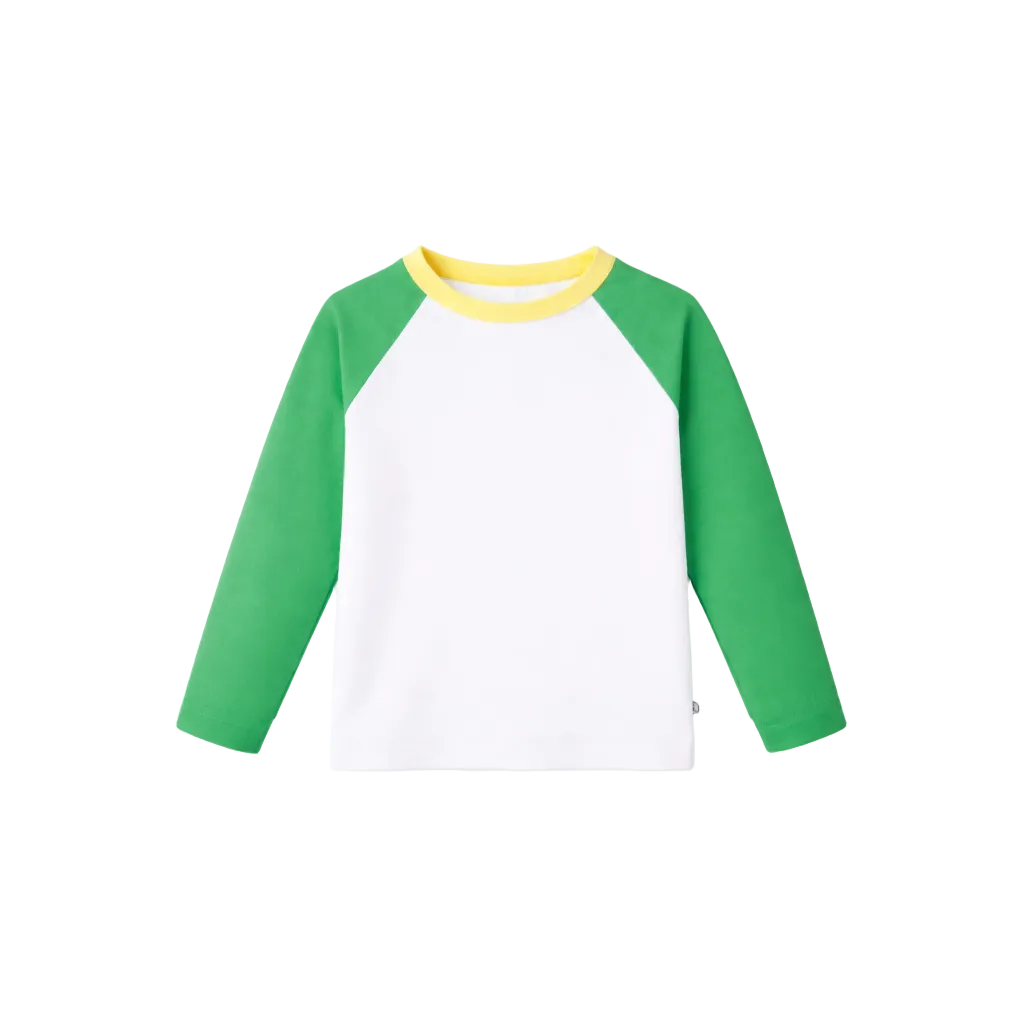 T-shirt Colored Sleeves Cotton